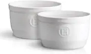 Emile Henry EH 2 RAMEKINS SET FLOUR 10CM
