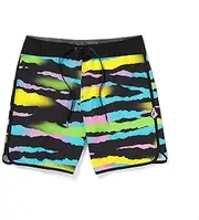 [Volcom] Men's Zebra Shield Scallop Mod-Tech Boardshorts