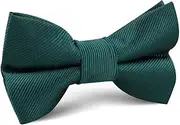 [OTAA] Juniper Dark Green Twill Kids Bow Tie Green Juniper Dark Green Twill Kids Bow Tie