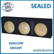 Triple Sealed Shallow Mount Sub Box Slim Speaker Box Subwoofer Enclosure