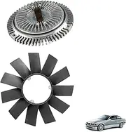 munirater Cooling Fan Blade & Fan Clutch Kit Replacement for 328i 1996-2000 528i Replacement for 1997-2000