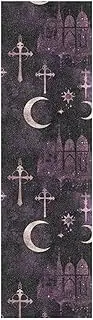 Gothic Darkness Moon Cross Purple Skateboard Griptape Non-Skid Fusion Grip Tape for Scooters Non Slip Cruiser Grip Tape 33×9 Inch