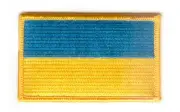UKRAINE UKRAINIAN FLAG PATCHES COUNTRY PATCH BADGE IRON ON NEW EMBROIDERED