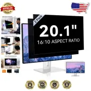 20.1-Inch Anti-Scratch Privacy Filter for Monitors – 2 Pack with Full HD Clarity
