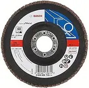 Bosch Accessories Bosch Professional 1x Flap Disc X551 'Expert for Metal' (Metal, Angled, Ø 125 mm, Grit 40, Accessories Angle Grinder)