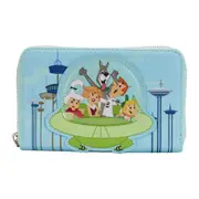 The Jetsons Faux Leather Spaceship Zipped Around Wallet/Purse