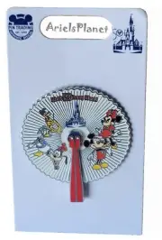 Walt Disney World Parks Mickey Mouse & Friends 50th Anniversary Fan Pin