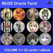 tarot cards deck muse oracle book fortune telling artist collectible cartomancy