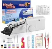 Flash deal Portable Sewing Machine Tailor Stitch Hand-held Home Travel Cordless