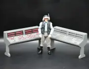 STAR WARS Anaxes COMPUTER 1:18 3.75 scale figure custom diorama
