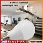 2*Sound+Light Sensor Control LED Lamp Automatic Smart Sensor Bulb Light (7W