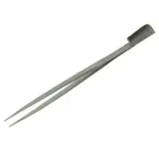 Diamond Tweezer with Bead Shovel Medium Point Gray Matte for Jewelers Gemstones