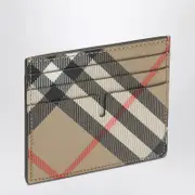 [Burberry] Beige credit card holder One size Beige