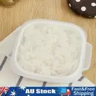 _ Portable Transparent Kitchen PP Rice Storage Container Microwave Heating
