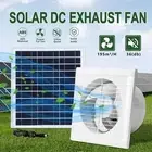 Solar Panel Exhaust Fan Accessories Ventilation Air Vent Energy-saving