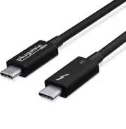 40Gbps Thunderbolt 3 Usb C Cable 0.8M Fast Charging 5A Supports 4K 5K Display