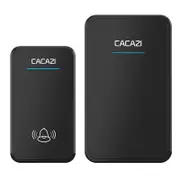 Cacazi A8 DC Wireless Doorbell Waterproof 300M Remote Long Range Door Bell 48 Rings 6 Volume Door Chime
