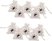 YARNOW 10pcs Skipping Rope Storage Bags Mini Sachet Bag Sachet for Presents Jewelry Drawstring Bag Small Bag Mini Spice Bag Linen Sachets for Jewelry Linen Bags DIY Fabric