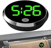 Car Digital Clock - Round Car Vent Clocks Watch - Waterproof Automotive Interior Decoration for Desk Vehicle Truck RV Home