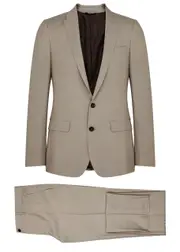 Dolce & Gabbana Martini-fit Wool Tuxedo Suit - Beige - 50 (IT50 / L) 50 (IT50 / L)