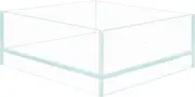 HIRO Aquatics Nano Tall Rimless Aquarium Low Iron Frameless Fish Tank, Extra ...