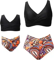 [JerrisApparel] Girl Swimsuit Two Pieces Bikini Set Family Matching Bathing Suit