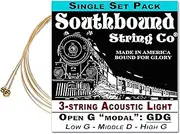 3-String Open G GDG Modal/Blues String Sets - Choose from 4 Set Varieties! (LMH)
