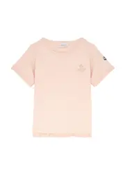 Moncler Kids Logo-embroidered Cotton T-shirt (8-10 Years) - Pink - 10A (10 Years) 10A (10 years)