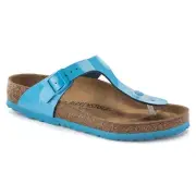 Birkenstock Birko Flor GIZEH Patent Sky Blue BNIB 1024003 ***HARD TO FIND***