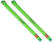 LEGAMI Erasable Gel Pen - Dino, Thermosensitive Ink, 0.7 mm Tip Diameter, 15 cm Length, Green ink (Pack of 2)