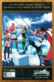 2010 Glory of Heracles Nintendo DS Print Ad/Poster Official Video Game Promo Art