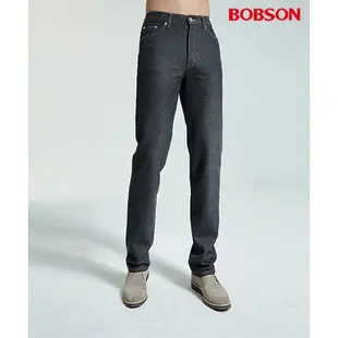 BOBSON 男款日本進口布中直筒褲1630-53