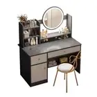 Dressing Table Vanity LED Luxury Table Makeup Table With Mirror & Chair &Drawers