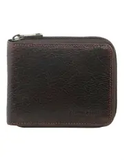 [PIERRE CARDIN] Italian Leather Wallet in Chocolate