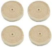 4 Pack of 6" Buffing Wheel Buffer Polishing Polish Buff for Grinder Machine