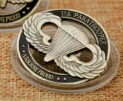 Military Always Earned Never Given U.S Paratrooper Coin (SHIPS FROM THE USA)