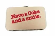 Officially Licensed Coca-Cola Bottle Canvas Flat Wallet