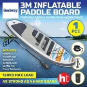 Bestway Inflatable Paddle Board, UV Resistant, 120kg Maximum Load (3m)