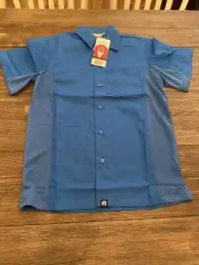 Chef Works Blue Size XS Button Up Shirt BRAND NEW