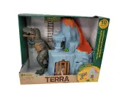 Terra by Battat 10 Pcs Lava Mountain T-Rex Electronics Adventure Playset NIDP