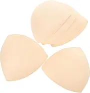 [Hoement] 4 Pairs Removable Cup Pads for Sports Swimwear and Yoga Breathable Sponge Inserts for Comfortable Fit Bikinis Nursing Bras and Backless Dresses