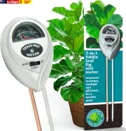 Houseplant Resource Center Fiddle Leaf Fig 3-In-1 Soil Moisture Meter for Plants