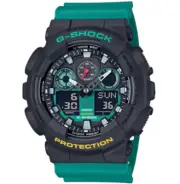 Casio G-Shock GA-100MT-1A3DR Men's Analog Digital Black Green Watch 200M NEW