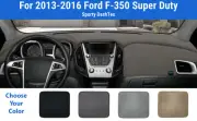 Dashboard Dash Mat Cover for 2013-2016 Ford F-350 Super Duty (DashTex) (for: Ford)
