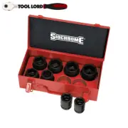 Sidchrome 8 Piece 3/4" Drive AF Impact Socket Set SAE Imperial 1" - 1-1/2" XS608