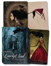 JOURNEY OF A LONELY SOUL ORACLE CARDS Card Deck Set Witch Craft Goth Tarot Magic