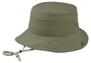 Outdoor Adventure Ready: Mega Cap Outback Bucket Hat in Brown/Khaki - Size M/L