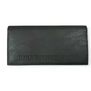 Kelvin Giormani Top Grain Genuine Italian Leather Wallet Gray