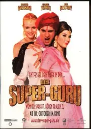 Modern FILM POSTER Postcard/Flyer: THE SUPER-GURU (Jimi Mistry, Heather Graham).