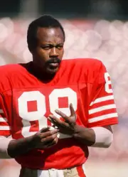 Freddie Solomon San Francisco 49ers before a NFL Chicago Bears- 1985 Old Photo